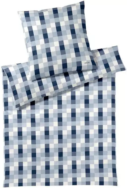 Joop! Mesh Bettwäsche Set Mako-Satin sky 135x200+80x80 cm