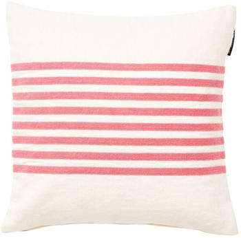 LEXINGTON Lexington Embroidery Striped Kissenhülle off white/pink 50x50 cm