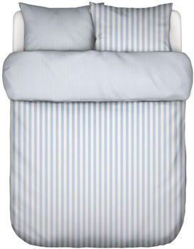 Marc O'Polo Mikkeli Bettwäsche Perkal powder blue 135x200+80x80 cm