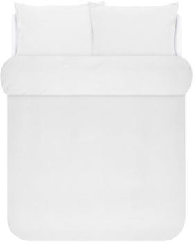 Marc O'Polo Valka Bettwäsche-Set Leinen white 200x220+2x80x80 cm
