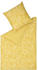 Musterring Blossom Bettwäsche-Set Satin gelb 155x220+80x80 cm