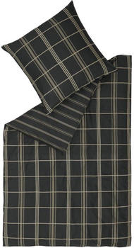 Musterring Square Bettwäsche-Set Satin schwarz 135x200+80x80 cm