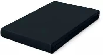 Schlafgut Premium Spannbettlaken off black 120-130x200-220 cm