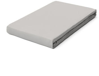 Schlafgut Premium Spannbettlaken grey light 90-100x190-220 cm