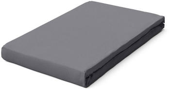 Schlafgut Premium Spannbettlaken grey mid 90-100x190-220 cm