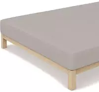 Schlafgut Spannbettlaken "CASUAL Bettlaken 100% gek&auml;mmte Bio-Baumwolle, 150 g/m&sup2;,
