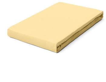 Schlafgut Premium Spannbettlaken yellow mid 90-100x190-220 cm