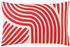 Tom Tailor Organic Waves Kissenhülle rot 30x50 cm