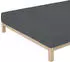 Schlafgut Pure Spannbettlaken 140x200 - 160x220cm Grey Deep