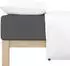 Schlafgut Pure Spannbettlaken 90x190 - 100x220cm Grey Deep Baumwollgemisch