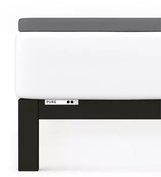 Schlafgut Topper Spannbetttuch Pure aus Bio Baumwolle 140x200 - 160x220 cm grey-mid