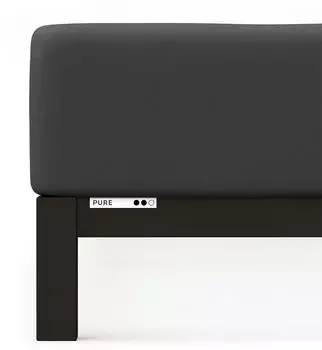 Schlafgut Boxspring Spannbetttuch Pure aus Bio Baumwolle 180x200 - 200x220 cm grey-deep Schlafgut Boxspring Spannbetttuch Pure aus Bio Baumwolle 180x200 - 200x220 cm grey-deep