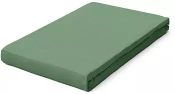 Schlafgut Pure Bio-Spannbettlaken green mid 90-100x190-220 cm