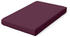 Schlafgut Pure Bio-Spannbettlaken purple deep 140-160x200-220 cm