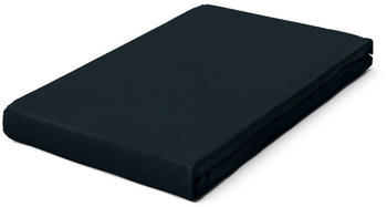 Schlafgut Pure Boxspring Bio-Spannbettlaken off black 140-160x200-220 cm