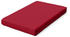 Schlafgut Pure Boxspring Bio-Spannbettlaken red deep 120-130x200-220 cm