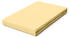 Schlafgut Pure Boxspring Bio-Spannbettlaken yellow mid 120-130x200-220 cm
