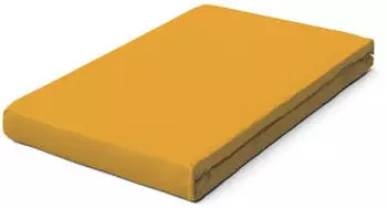 Schlafgut Pure Topper Bio-Spannbettlaken yellow deep 140-160x200-220 cm