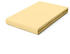 Schlafgut Pure Boxspring Bio-Spannbettlaken yellow mid 140-160x200-220 cm