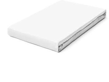 Schlafgut Pure Boxspring Bio-Spannbettlaken full white 140-160x200-220 cm