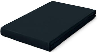 Schlafgut Pure Topper Bio-Spannbettlaken off black 180-200x200-220 cm