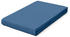 Schlafgut Pure Boxspring Bio-Spannbettlaken blue mid 180-200x200-220 cm