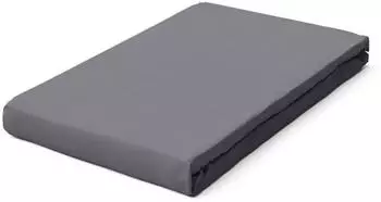 Schlafgut Pure Bio-Spannbettlaken grey mid 140-160x200-220 cm