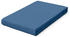 Schlafgut Pure Boxspring Bio-Spannbettlaken blue mid 120-130x200-220 cm