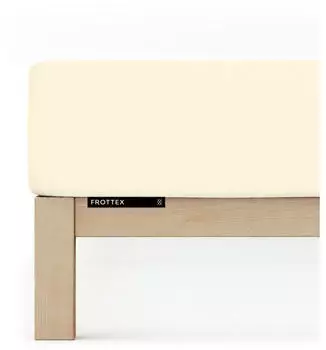 Schlafgut Frottex Spannbettlaken yellow light 140-160x200 cm