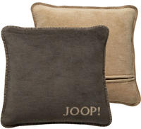 JOOP Melange Doubleface Kissen 50x50 cm Kissenh&uuml;lle | kastanie-cashew - braun