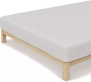 Schlafgut Casual Bio-Spannbettlaken grey light 90-100x190-200 cm