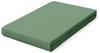 Schlafgut Pure Topper Bio-Spannbettlaken green mid 90-100x190-220 cm