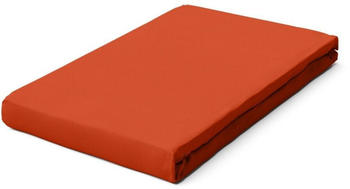 Schlafgut Pure Boxspring Bio-Spannbettlaken red mid 90-100x190-220 cm