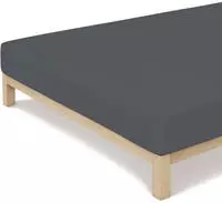 Schlafgut Spannbettlaken "CASUAL Bettlaken 100% gek&auml;mmte Bio-Baumwolle, 150 g/m&sup2;,