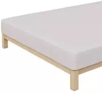 Schlafgut Spannbettlaken "CASUAL Bettlaken 100% gek&auml;mmte Bio-Baumwolle, 150 g/m&sup2;,