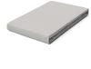Schlafgut Pure Spannbettlaken ca. 120x200-130x220cm in Farbe Grey Light