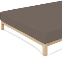 Schlafgut Spannbettlaken "CASUAL Bettlaken 100% gek&auml;mmte Bio-Baumwolle, 150 g/m&sup2;,