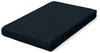 Schlafgut Pure Boxspring Bio-Spannbettlaken off black 90-100x190-220 cm