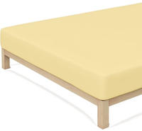 Schlafgut Spannbettlaken "CASUAL Bettlaken 100% gek&auml;mmte Bio-Baumwolle, 150 g/m&sup2;,