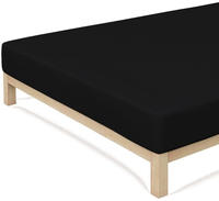 Schlafgut Spannbettlaken "CASUAL Bettlaken 100% gek&auml;mmte Bio-Baumwolle, 150 g/m&sup2;,