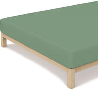 Schlafgut Spannbettlaken "CASUAL Bettlaken 100% gek&auml;mmte Bio-Baumwolle, 150 g/m&sup2;,