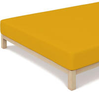 Schlafgut Spannbettlaken "CASUAL Bettlaken 100% gek&auml;mmte Bio-Baumwolle, 150 g/m&sup2;,