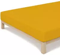 Schlafgut Spannbettlaken "CASUAL Bettlaken 100% gek&auml;mmte Bio-Baumwolle, 150 g/m&sup2;,
