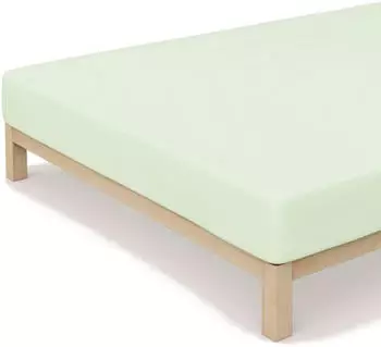 Schlafgut Casual Bio-Spannbettlaken green light 180-200-200-200 cm