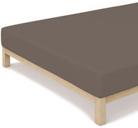 Schlafgut Spannbettlaken "CASUAL Bettlaken 100% gek&auml;mmte Bio-Baumwolle, 150 g/m&sup2;,