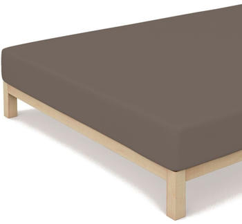 Schlafgut Casual Bio-Spannbettlaken sand deep 120-130x200 cm