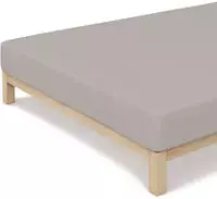 Schlafgut Spannbettlaken "CASUAL Bettlaken 100% gek&auml;mmte Bio-Baumwolle, 150 g/m&sup2;,