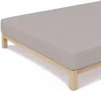 Schlafgut Spannbettlaken "CASUAL Bettlaken 100% gek&auml;mmte Bio-Baumwolle, 150 g/m&sup2;,