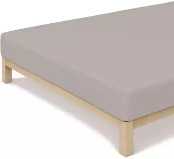 Schlafgut Casual Bio-Spannbettlaken sand mid 180-200-200-200 cm
