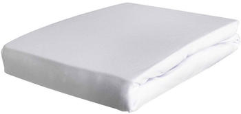 Dormisette Topper-Spannbettlaken Weiß Elastic-Jersey 90x190 cm